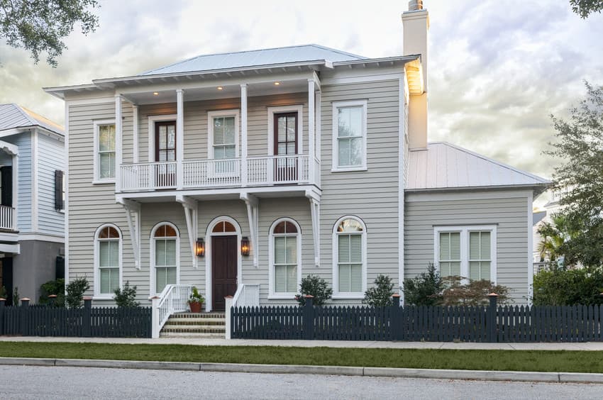 Achieve a Distinctive Look - Home with Hardie® Artisan Lap siding in Cobble Stone Home with Hardie® Artisan Lap siding in Cobble Stone